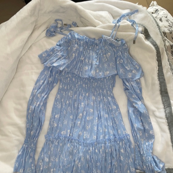 Skylar + Madison floral long sleeve romper sz S - Picture 2 of 5